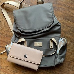 Kate Landry backpack purse and wallet